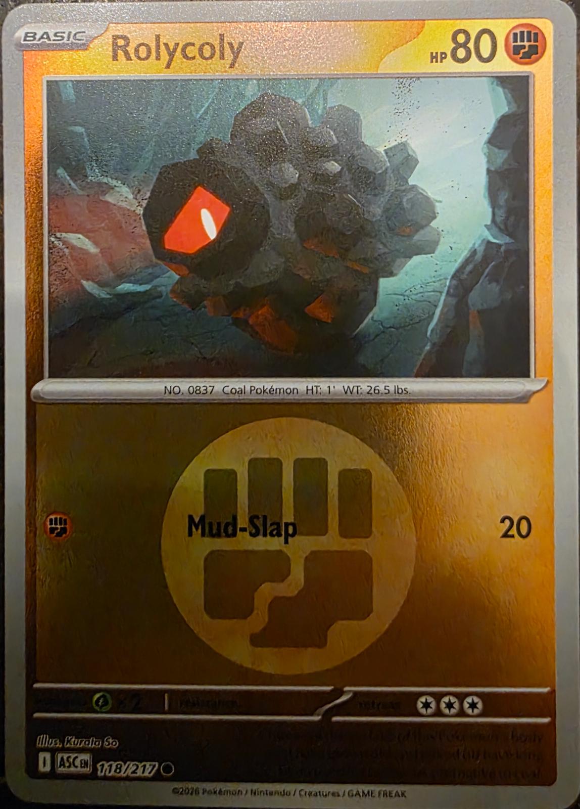 Ascended Heroes Rolycoly [Energy] Pokémon card